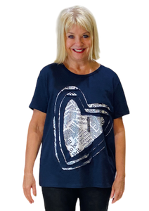 cut out heart tee by sohung designs