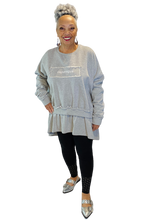 grey logo tunic by asparagus