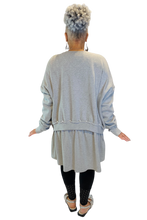 grey logo tunic by asparagus