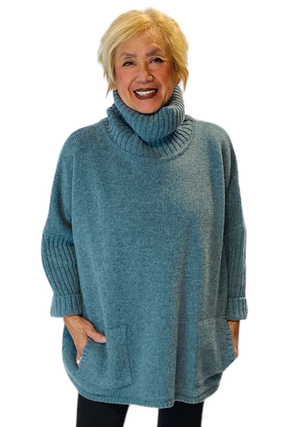 caspian wool cowl neck sweater by bibico