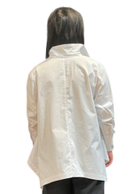 two birds poplin button front shirt by cupcake