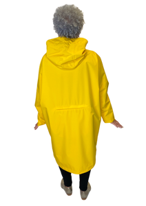 yellow waterproof raincoat by flotte