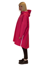 pink waterproof raincoat by flotte