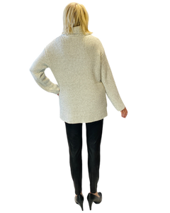 winter white shaker knit sweater by liv