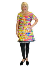 neon print dress by sohung designs