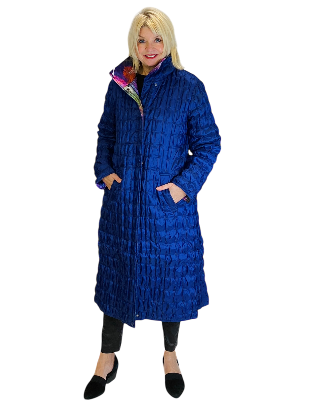 reversible rain resistant quilted coat by ubu