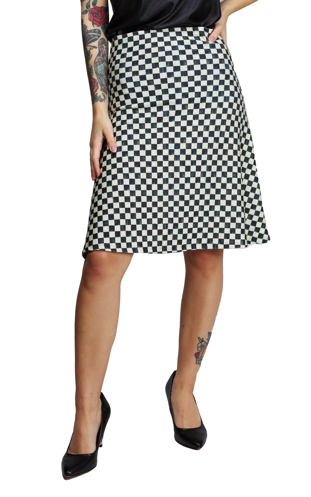 checker board skirt from ipng