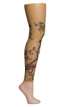 mesh tattoo leggings from wild rose